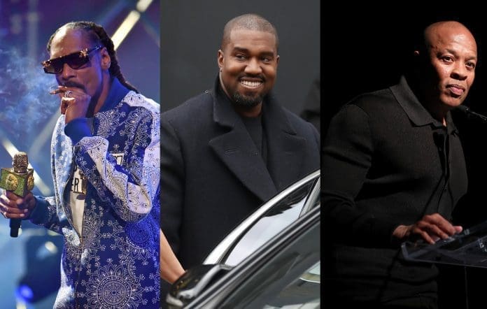 Kanye West dévoile un titre avec Snoop produit par Dr Dre !